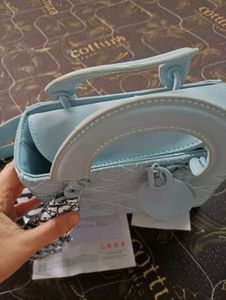 Dior bag light blue