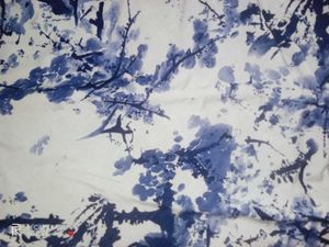 Blue Floral Print T-Shirt top