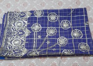 Golden Jari Kota Doria Saree