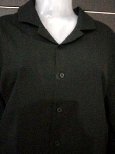 Classic Black Button-Up Shirt