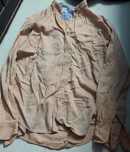 Men's Casual Peach Shirt