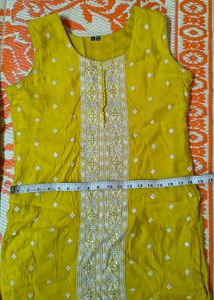 Yellow Kurta Set with Pants