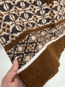 Vintage Argyle Knit Vest