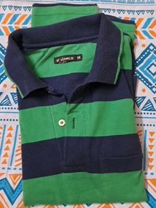 Men's Striped Polo T-Shirt