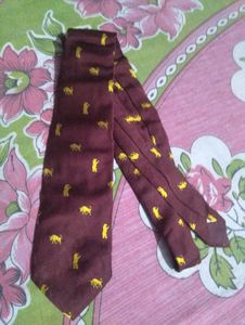 Burgundy Patterned Tie