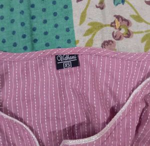 Elegant Pink Kurta with White Pants