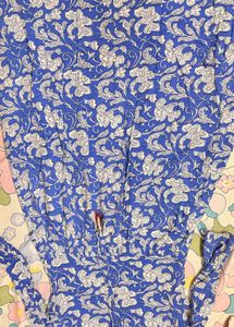 Blue Floral Maxi Dress