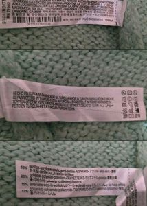 Zara Green Knit Sweater