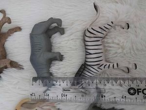 12 pcs of Safari Animal Toy Figurines