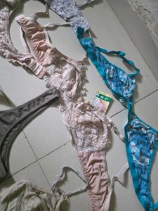 Lace &amp; Mesh Lingerie Set