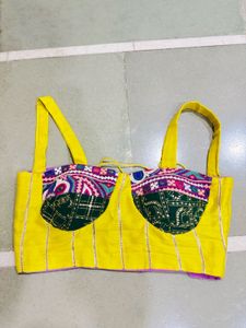 Vibrant Yellow Lehenga Choli Set