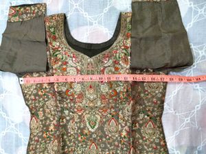 fresh banarasi plazzo suit &amp; dupatta dress