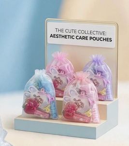 Cute Aesthetic Care Pouches Set