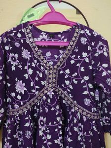 Beautiful Purple Colour Suit