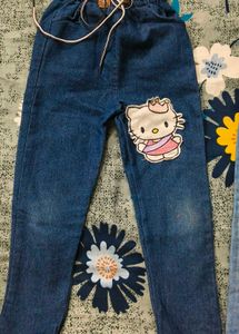 Cute Hello Kitty &amp; Teddy Jeans (Set of 3)