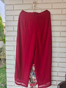 4 Stylish Red Palazzo Pants