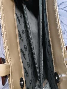 Gold Glitter Evening Hand Bag
