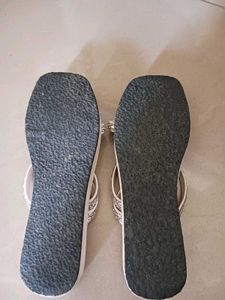 Sparkly Embellished Flat Sandals
