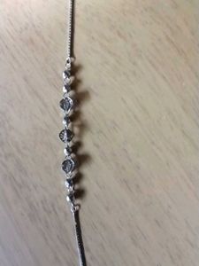 Elegant Pure Silver women Bracelet