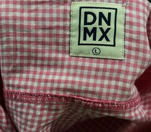 Dnmx Pink Cotton Shirt Large Size