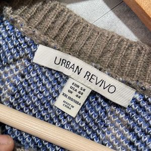 Unique Abstract Print Men's Sweater