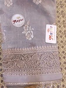 Elegant Grey Embroidered Kurta Set