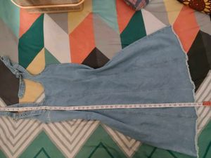 Denim Pinafore Dress