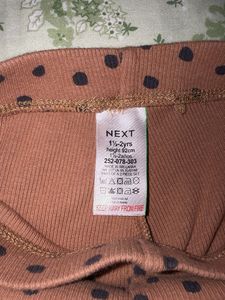 Brown Polka Dot Leggings