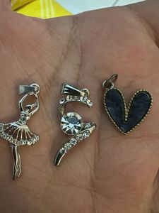 Set of 3 Anti tarnish pendant