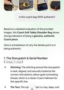 Authentic Coach Soft Tabby Shoulder Bag