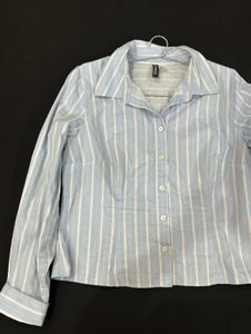 Classic Striped Button-Up Shirt