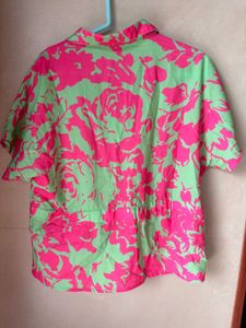 Chic Floral Print Button-Up Dress