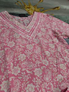 Elegant Pink Kurta Set