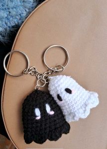 Couple Ghost Keychain Set