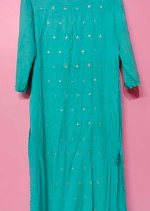 M size Beautiful Teal Kurta