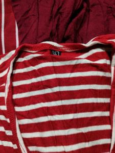 Red Striped toos
