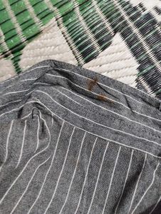 Striped Nirvana Button-Up Shirt