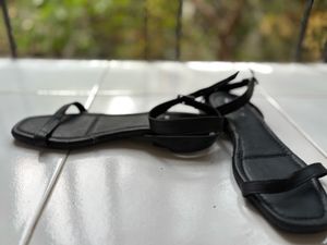 Classic Black Flat Sandals