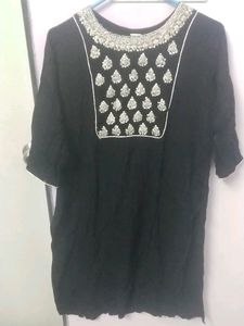 Black Worked Kurti