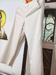SPAO Premium Cream Casual Trousers