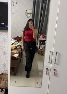 Red fitted Top