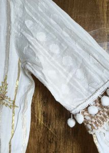 off white boho dress