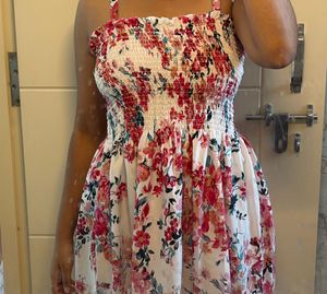 Floral Smocked Sundress
