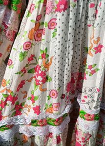 Bohemian Floral Print Maxi Dress