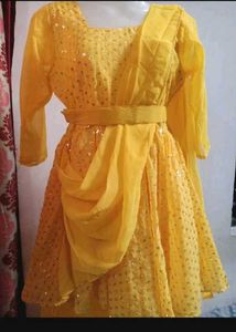 🎉Yellow Kurta Set &amp; Dupatta