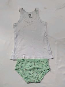 Comfortable Cotton Vest &amp; Brief Set