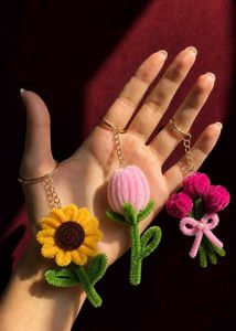 Cute Handmade pipe cleaner Keychain Charms