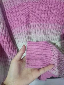 Turtle Neck Knitted Sweater