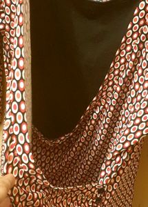 Buy1Get1 Printed Faux Wrap Top