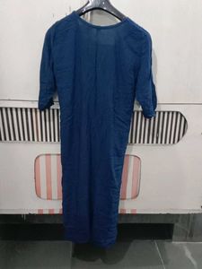 Blue Embroidered Tunic